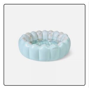 Minnidip exclusive resort collection mini tufted pool 35 gallon jewel chambray b